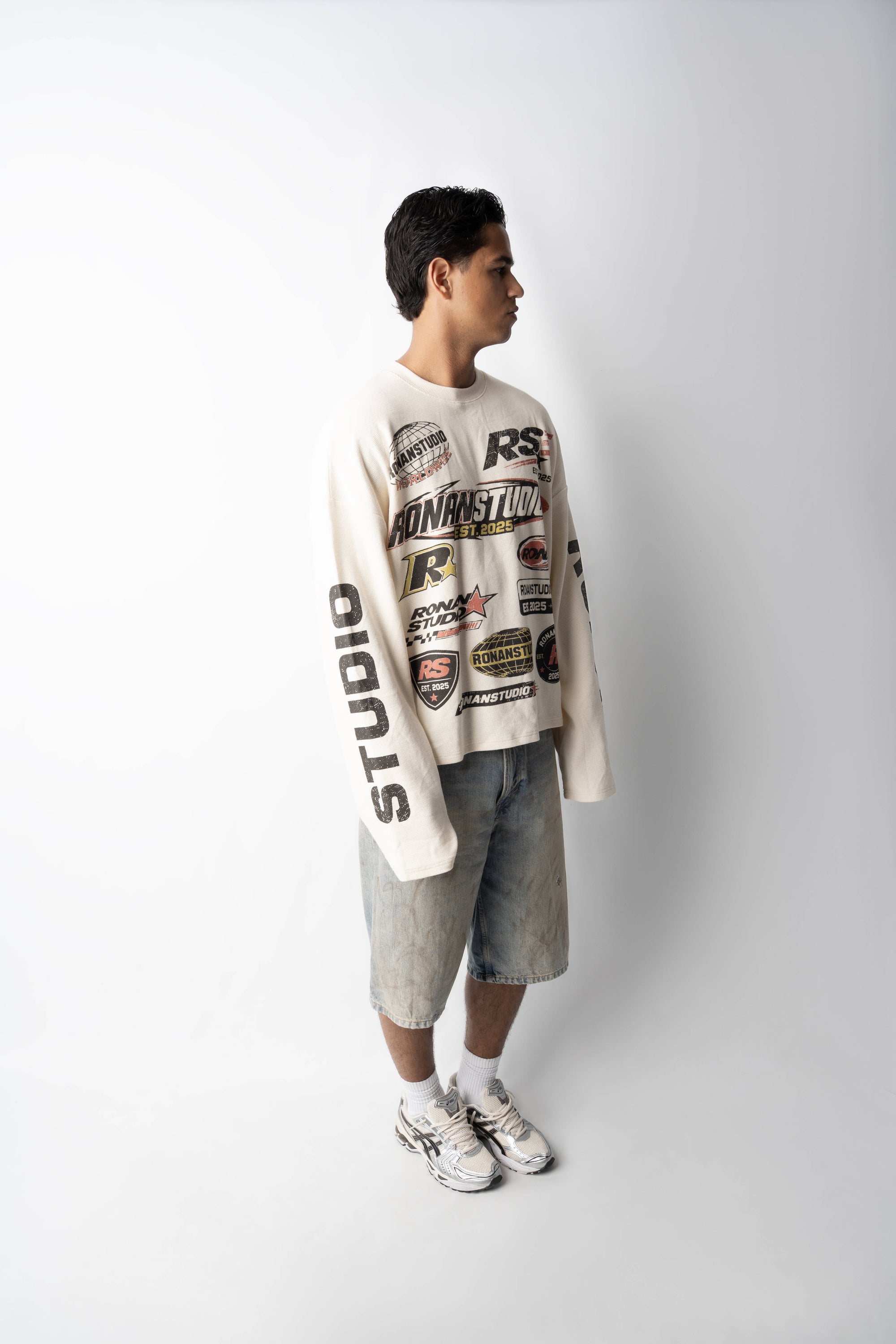 PRE-ORDER RACING WAFFLE LONGSLEEVE OFF SAND