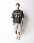 RS NO. 33 T-SHIRT WASHED BLACK