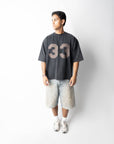 RS NO. 33 T-SHIRT WASHED BLACK