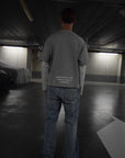 Grey & White Double sleeve