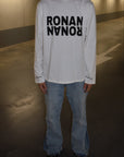 RONANSTUDIO witte oversized longsleeve