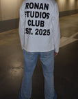 RONANSTUDIO witte oversized longsleeve