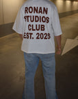 Ronanstudio wit oversized t-shirt