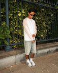 PRE-ORDER RAGLAN LONGSLEEVE PINK & WHITE