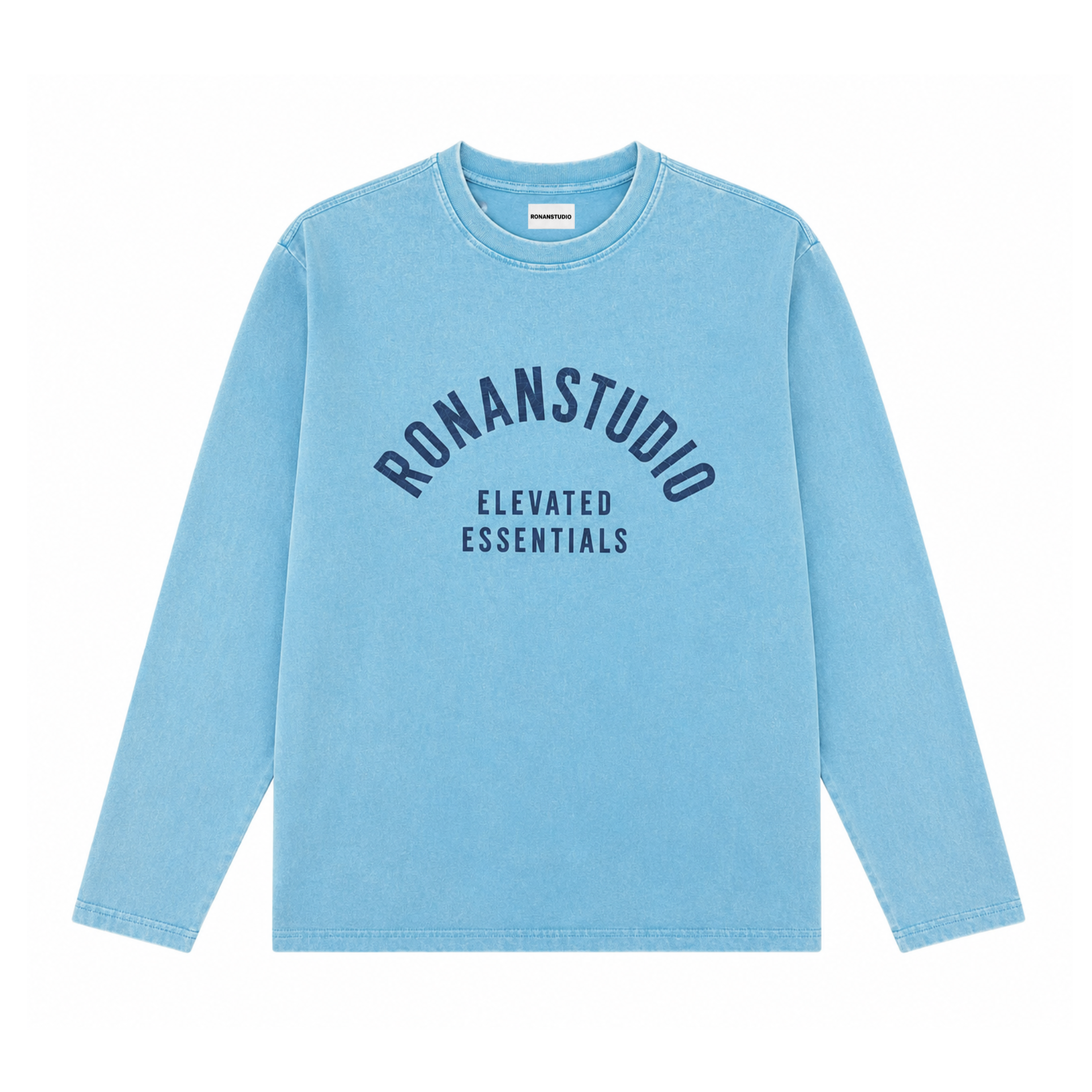 RONAN EE LONGSLEEVE WASHED BLUE
