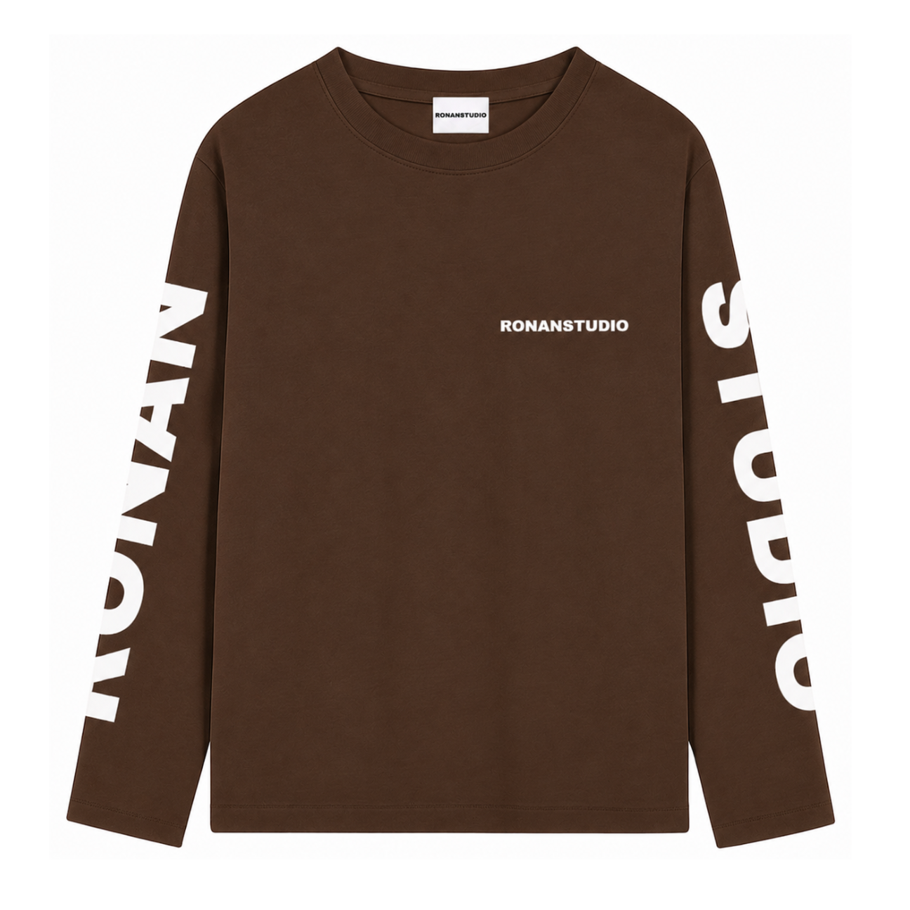STUDIO BROWN OVERSIZED LONGSLEEVE