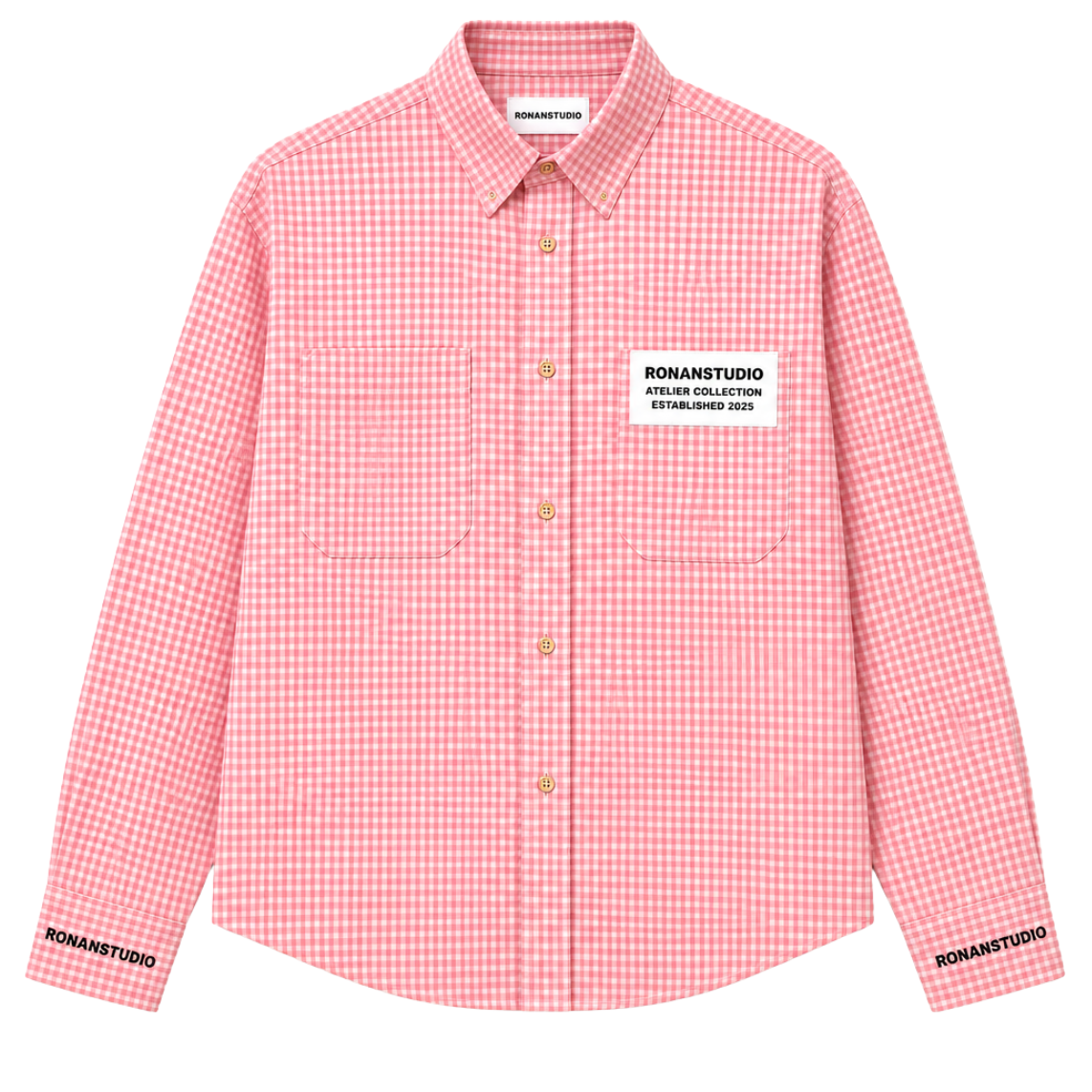 ATELIER FLANNEL SHIRT PINK
