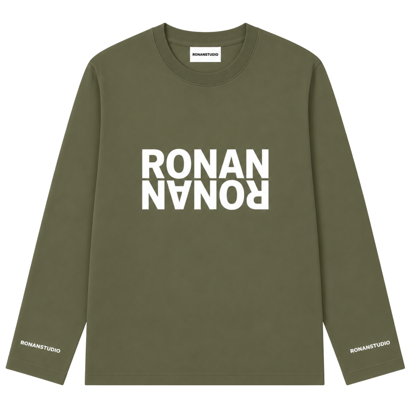 CLUB OVERSIZED LONGSLEEVE OLIVE GREEN