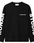 STUDIO BLACK OVERSIZED LONGSLEEVE