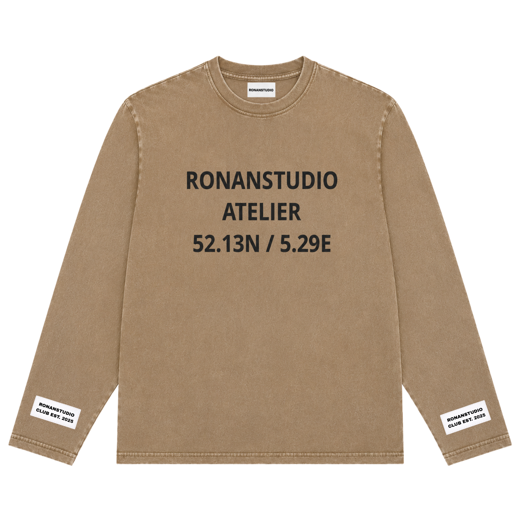 ATELIER LONGSLEEVE WASHED BROWN