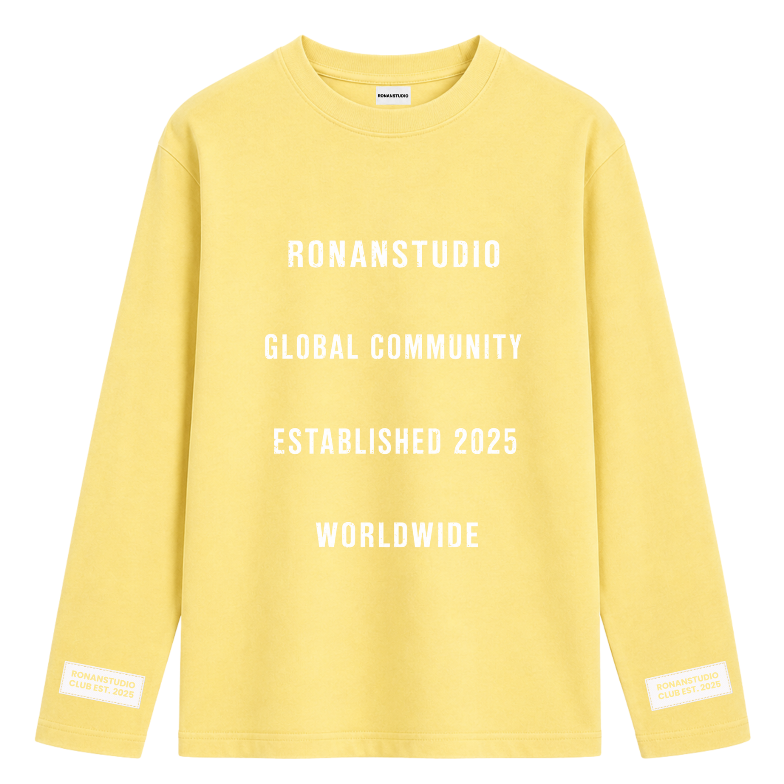 WORLDWIDE LONGSLEEVE BUTTER YELLOW