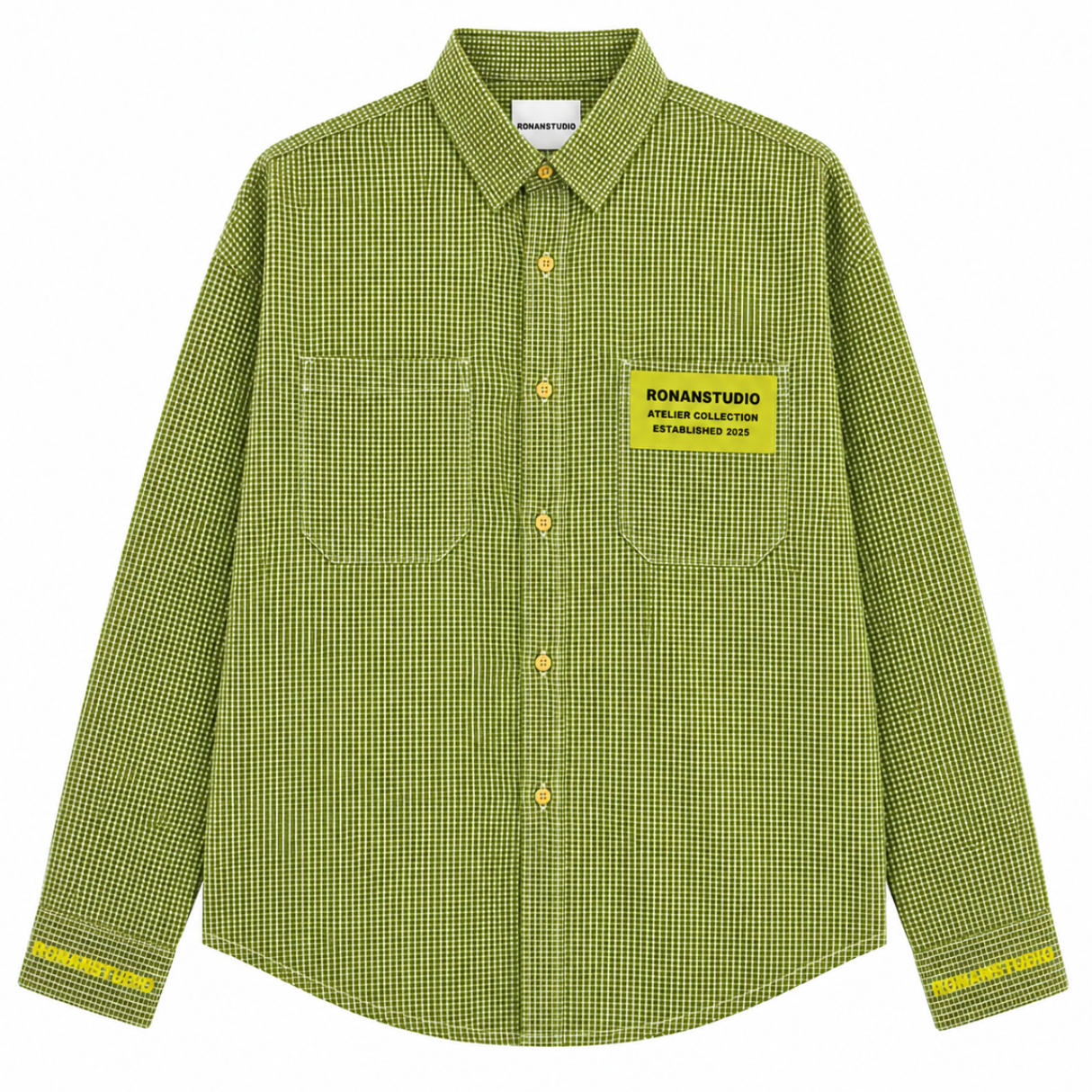 ATELIER FLANNEL SHIRT GREEN