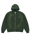 RONANSTUDIO BOUND ZIP HOODIE VINTAGE GREEN