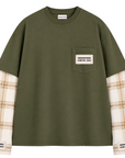 PRE-ORDER ATELIER DOUBLE SLEEVE FLANNEL OLIVE