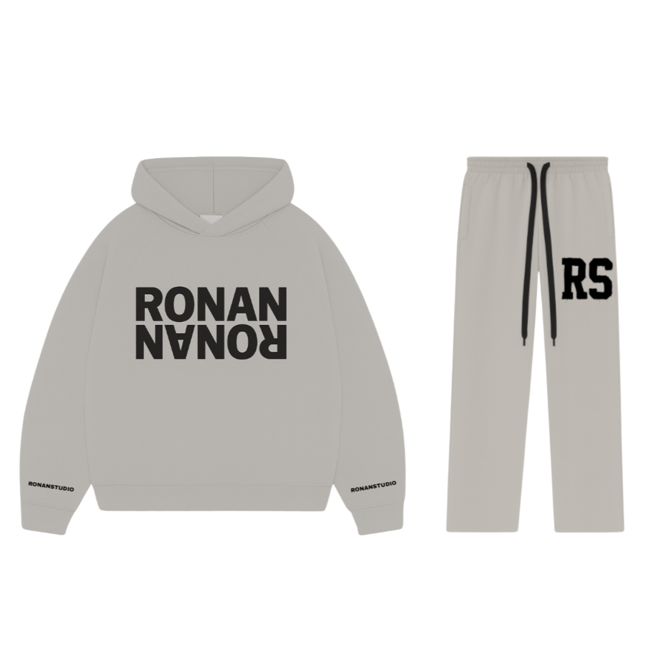 CLUB HOODIE SET DUSTY GREY