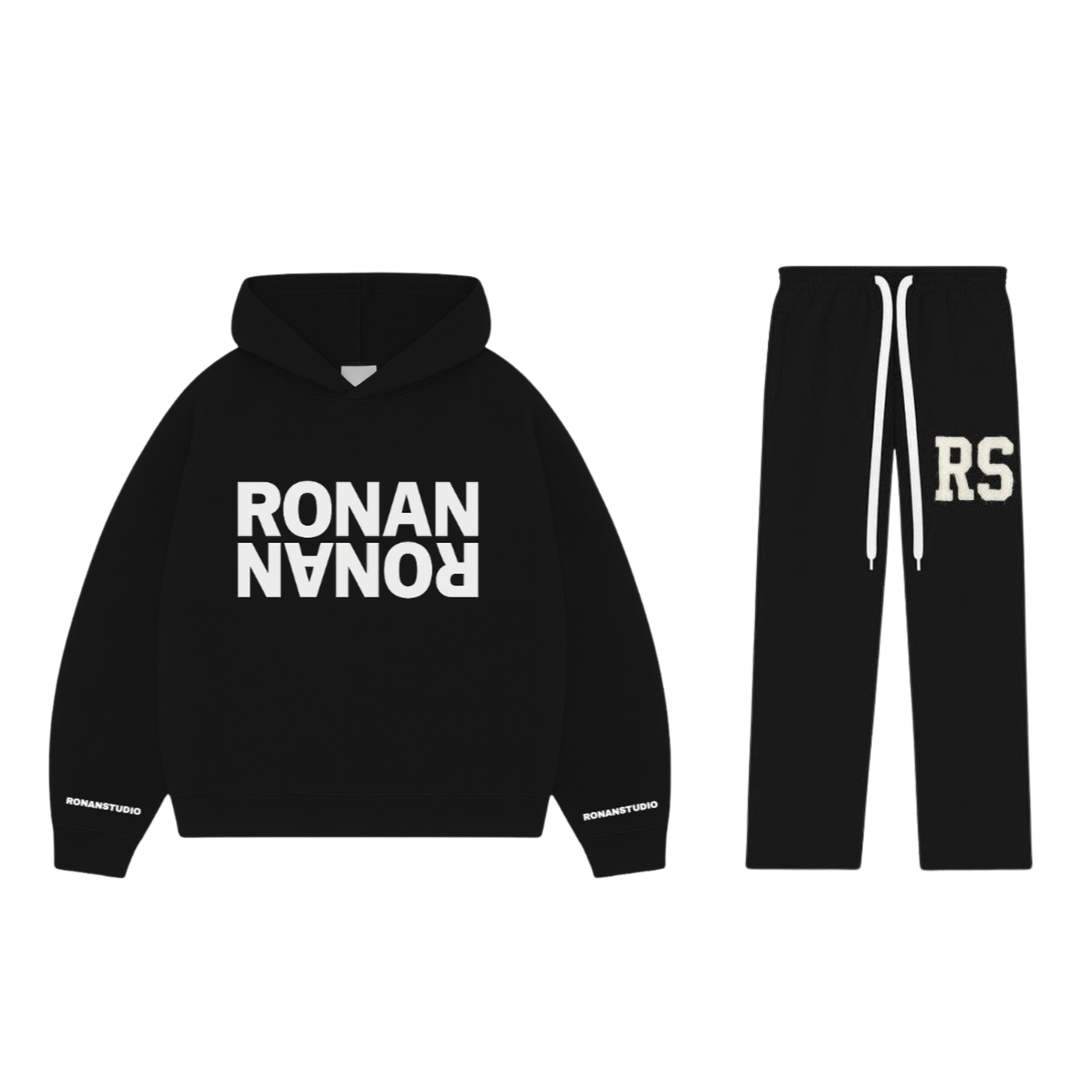 CLUB HOODIE SET BLACK