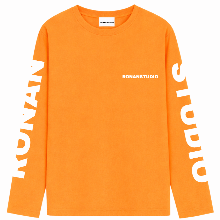 STUDIO ORANGE OVERSIZED LONGSLEEVE