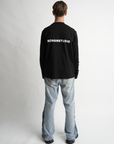 RONANSTUDIO zwarte oversized longsleeve