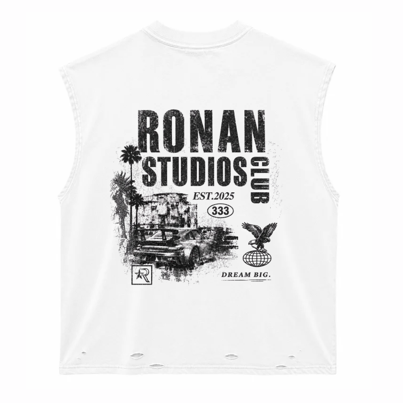 RSC SLEEVELESS TEE WHITE