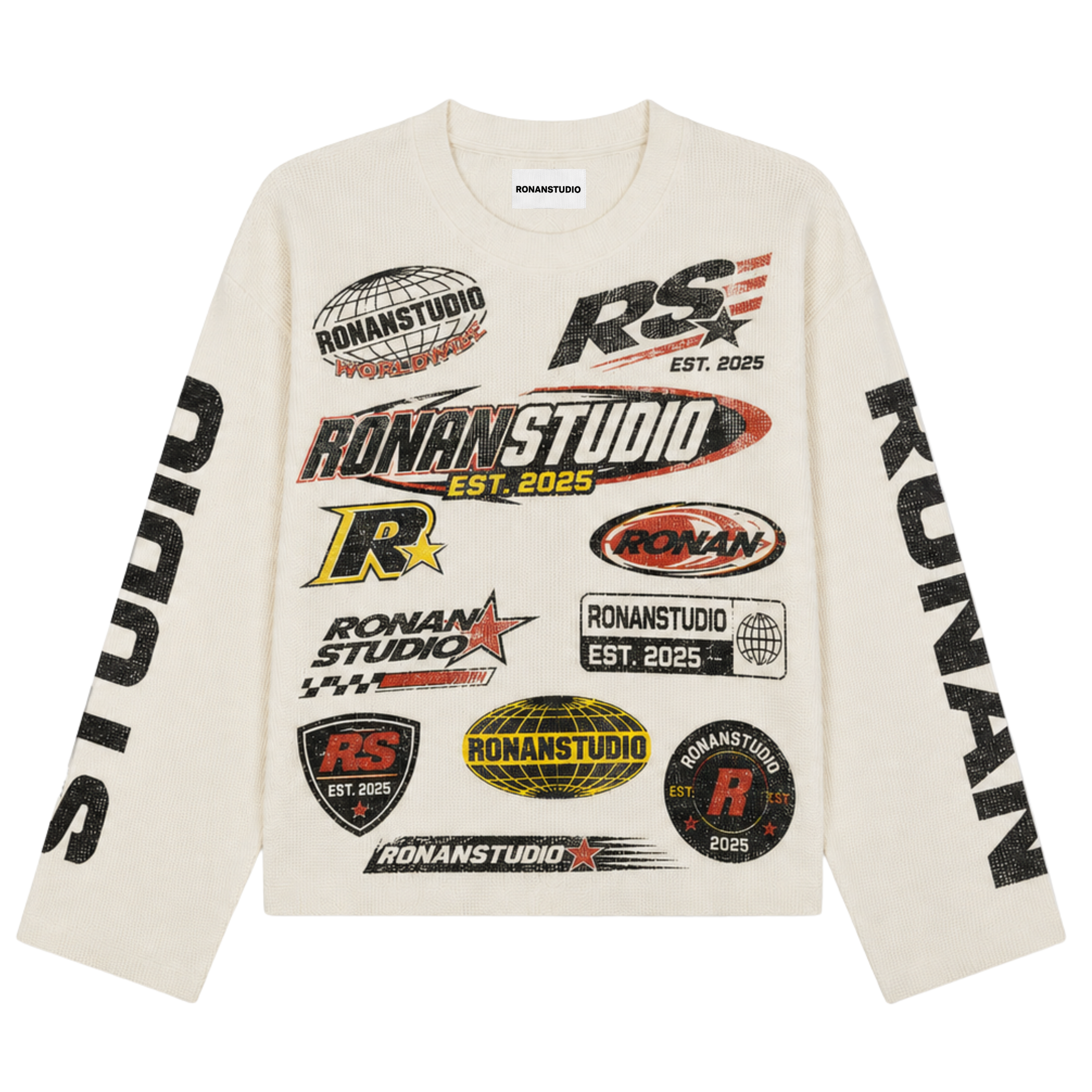 RACING WAFFLE LONGSLEEVE OFF SAND
