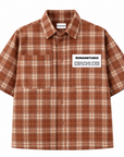 LABEL SS FLANNEL SIENNA