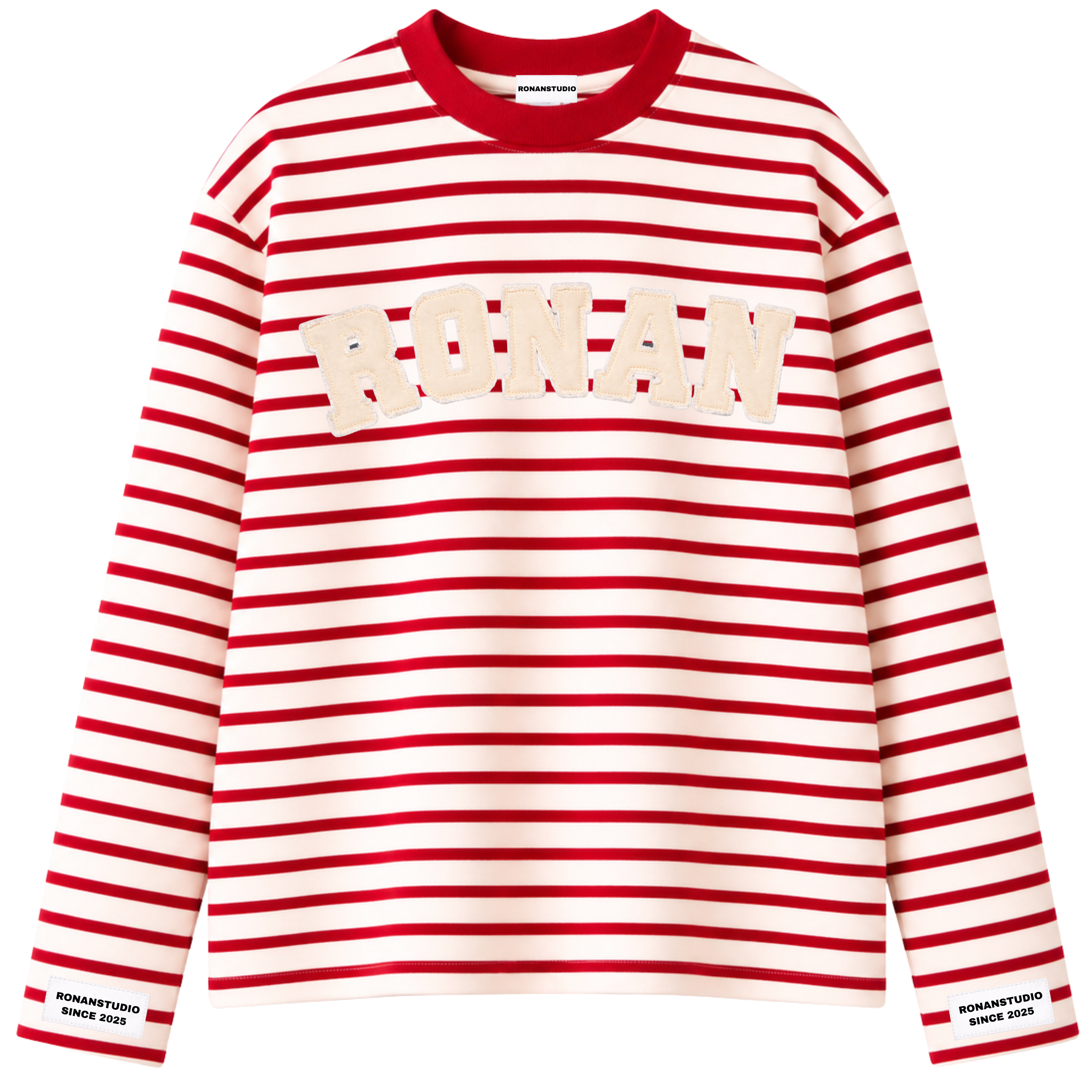 PRE-ORDER RS STRIPE LONGSLEEVE RED