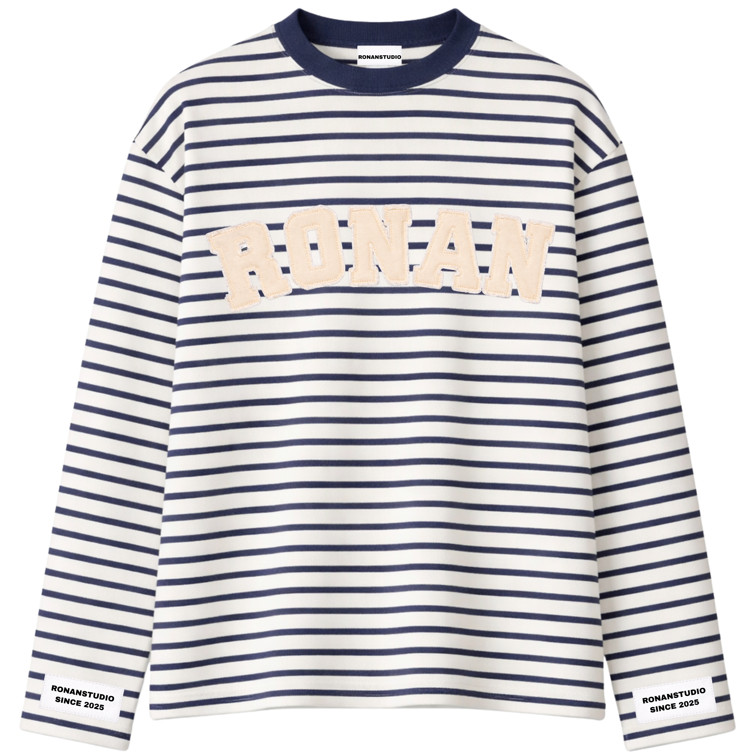 PRE-ORDER RS STRIPE LONGSLEEVE NAVY