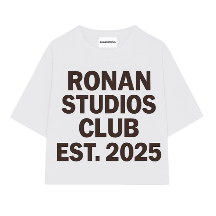 Ronanstudio wit oversized t-shirt