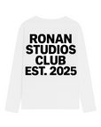 RONANSTUDIO witte oversized longsleeve