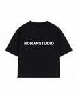 Ronanstudio zwart oversized t-shirt
