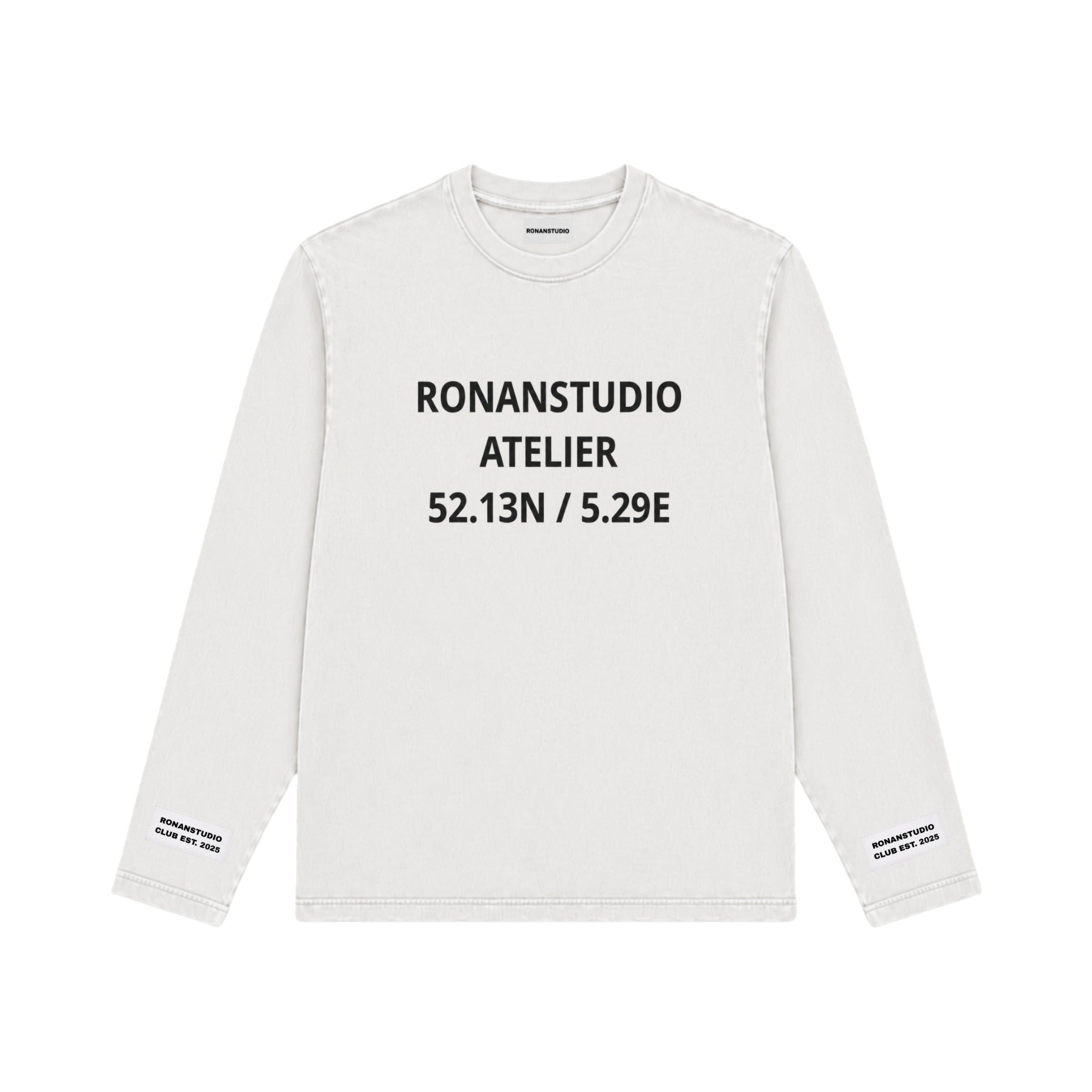 ATELIER LONGSLEEVE WASHED WHITE
