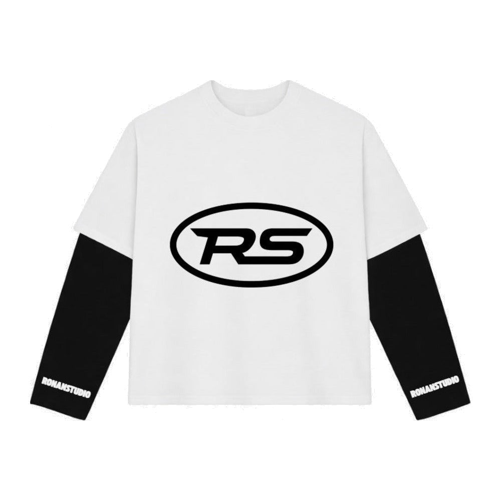 RS DOUBLE SLEEVE WHITE & BLACK