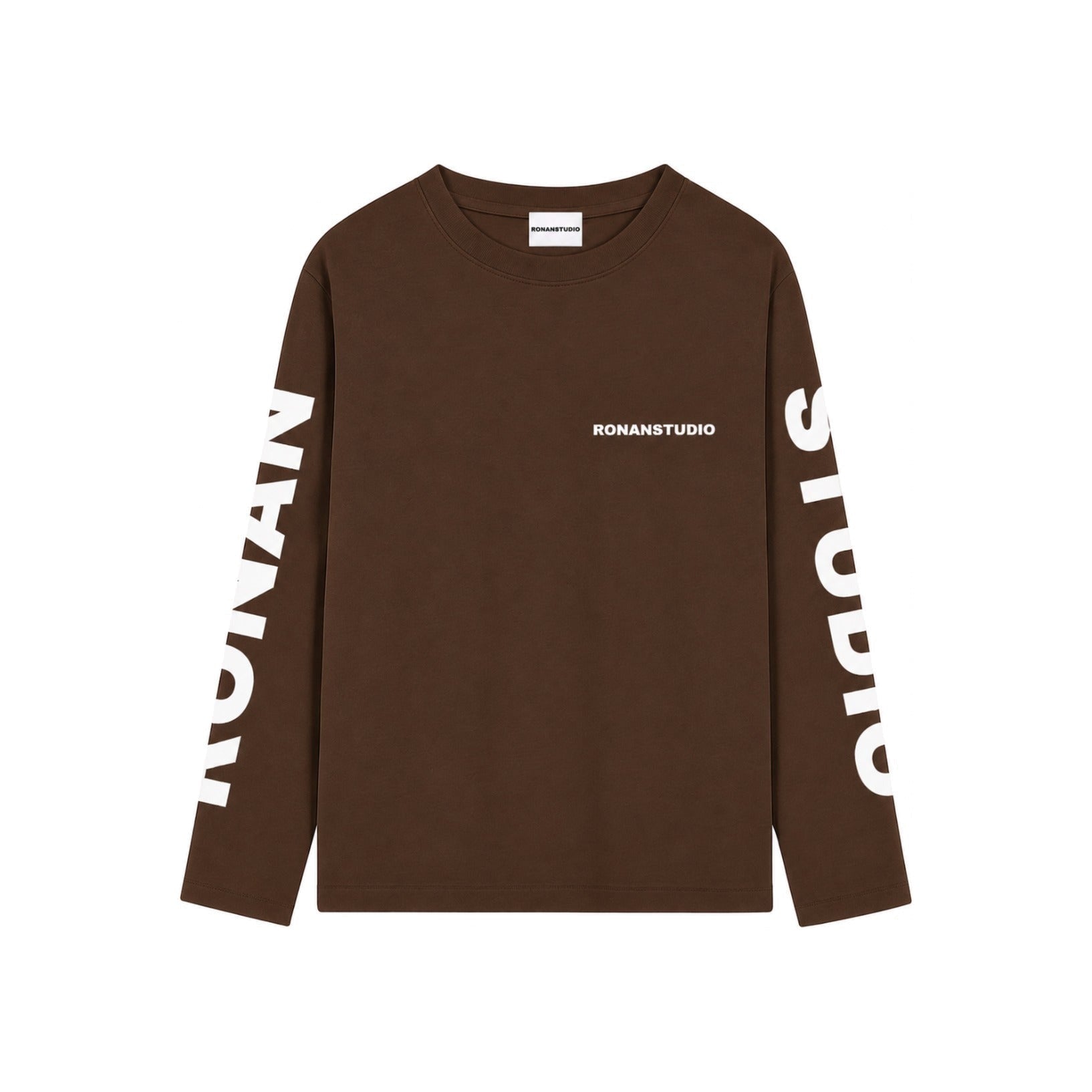 STUDIO BROWN OVERSIZED LONGSLEEVE