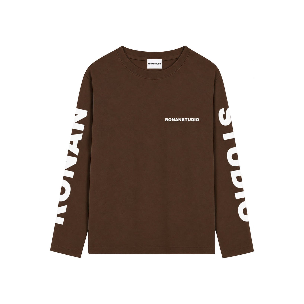 PRE-ORDER STUDIO BROWN OVERSIZED LONGSLEEVE