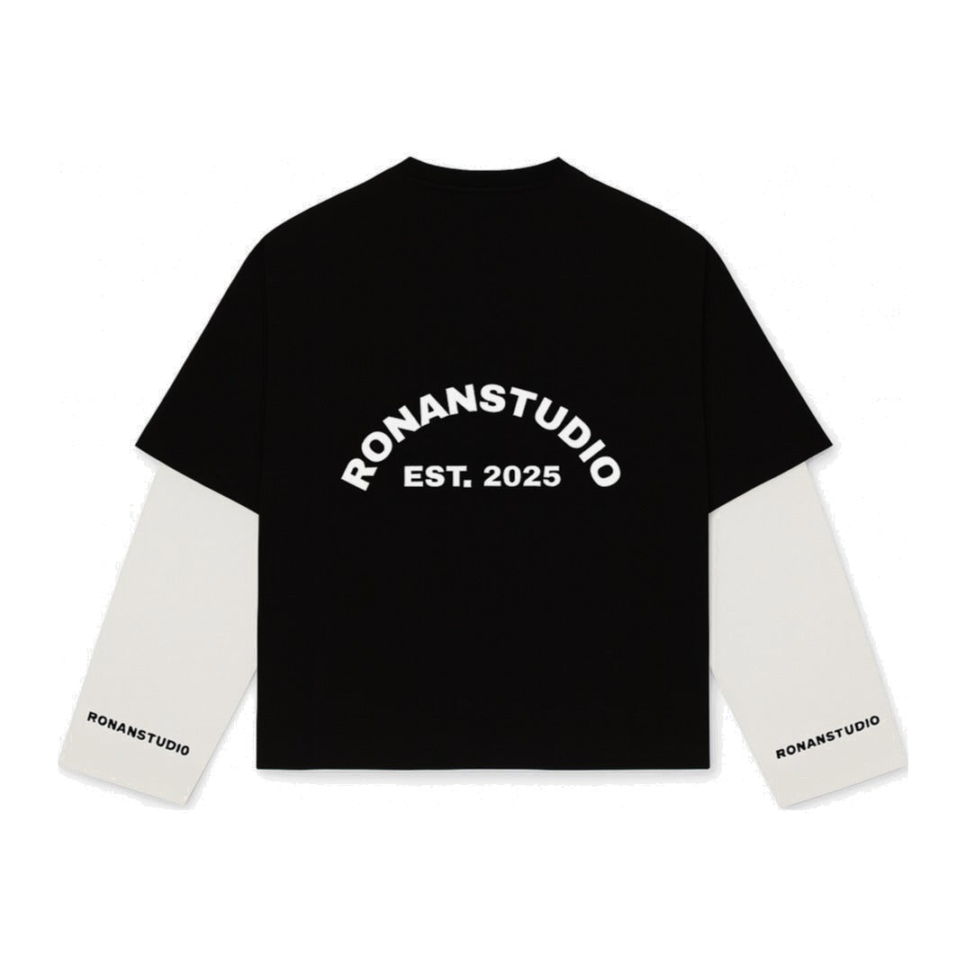 DOUBLE SLEEVE BLACK & WHITE