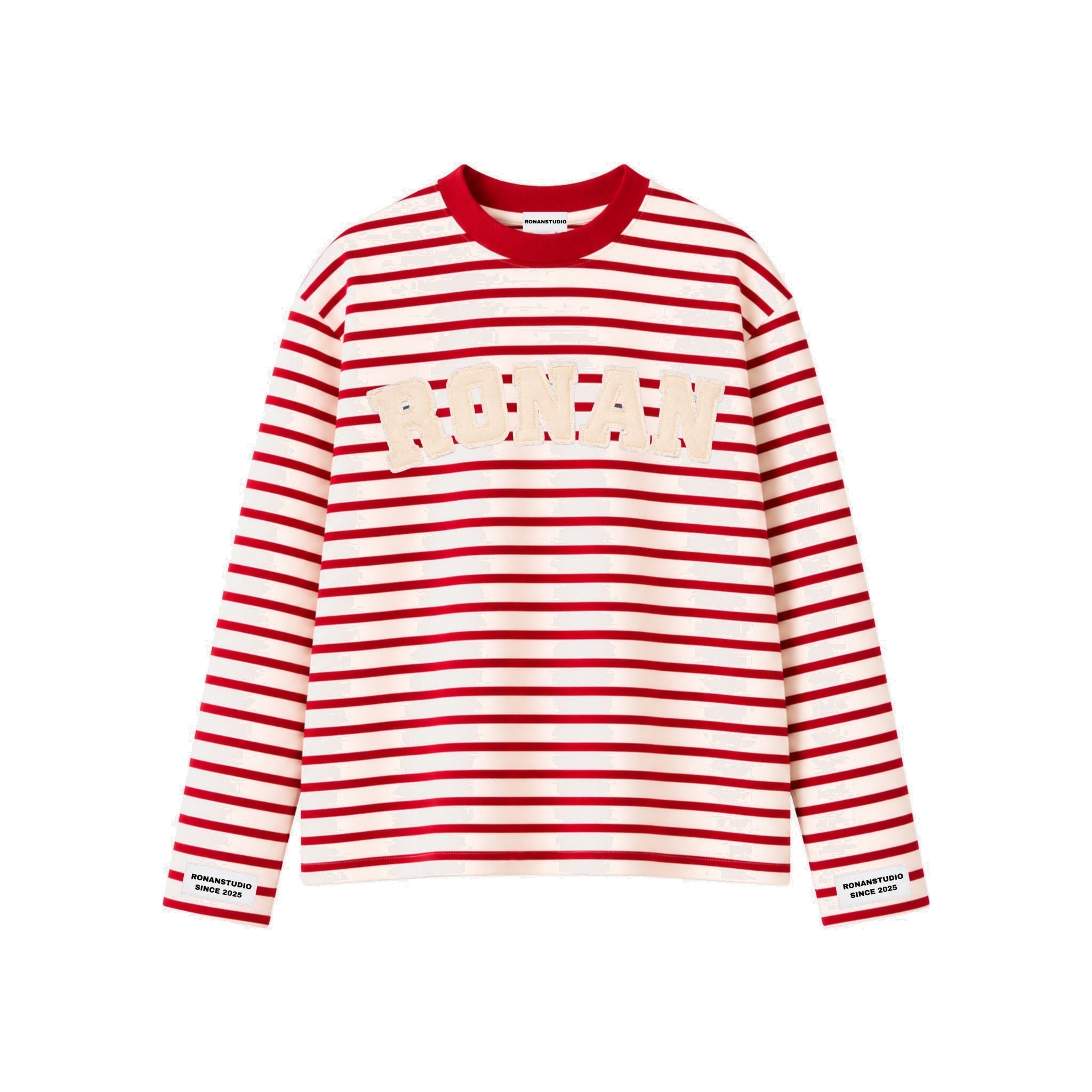 RS STRIPE LONGSLEEVE RED