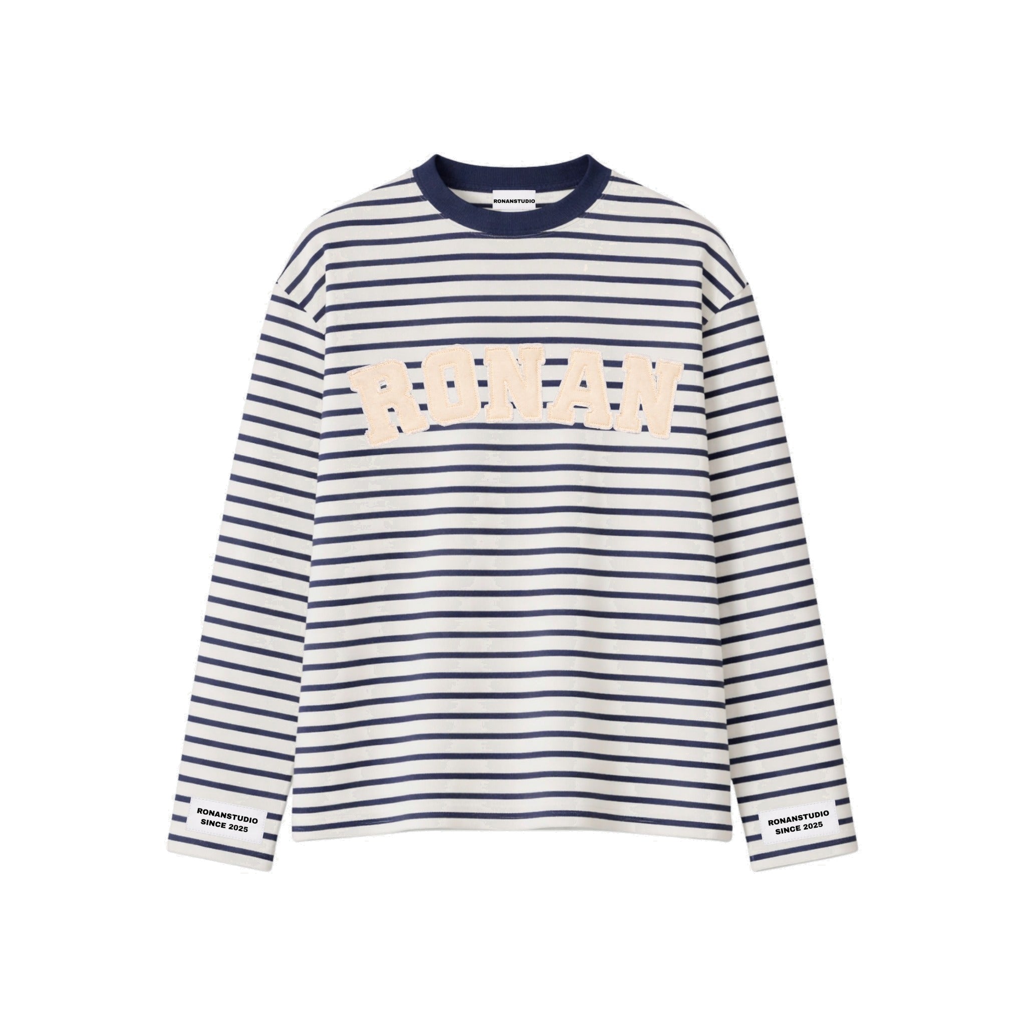 RS STRIPE LONGSLEEVE NAVY