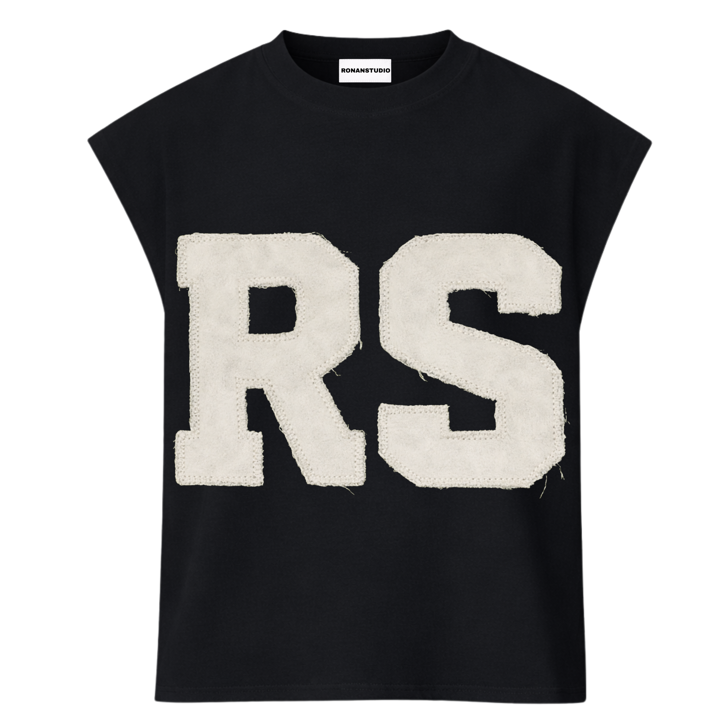RS SLEEVELESS T-SHIRT BLACK