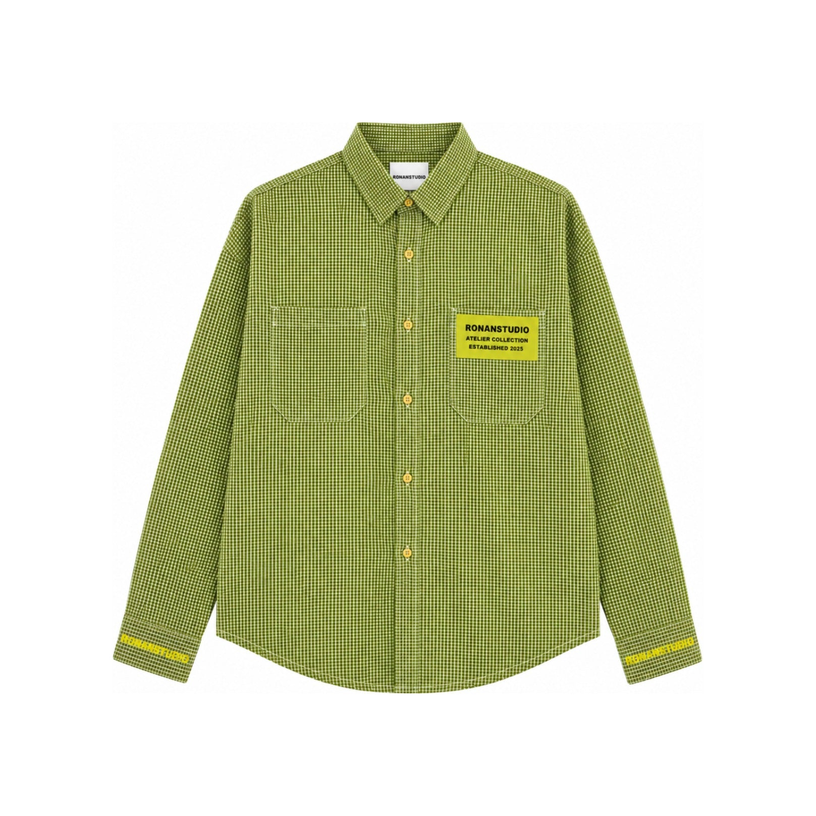 ATELIER FLANNEL SHIRT GREEN