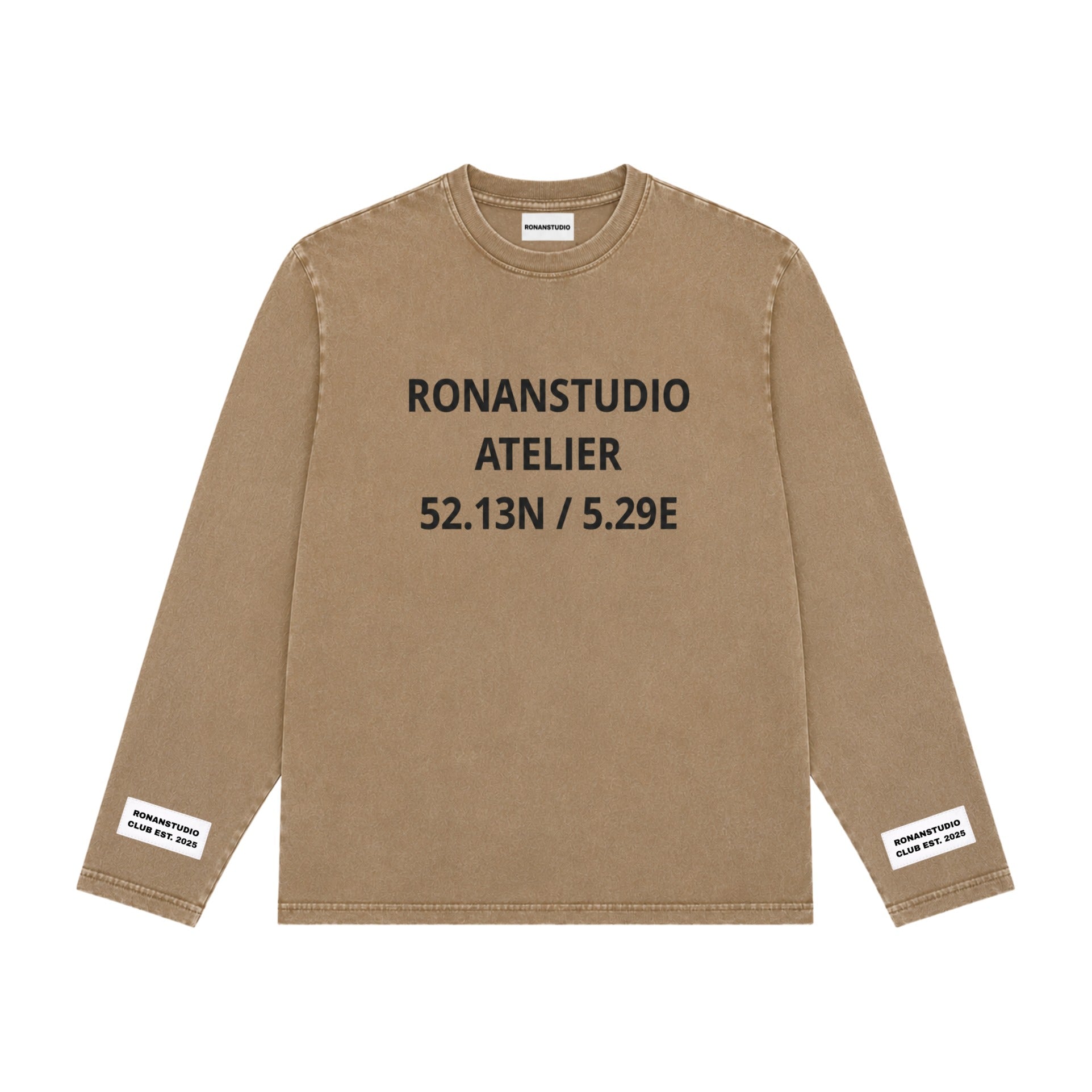 ATELIER LONGSLEEVE WASHED BROWN