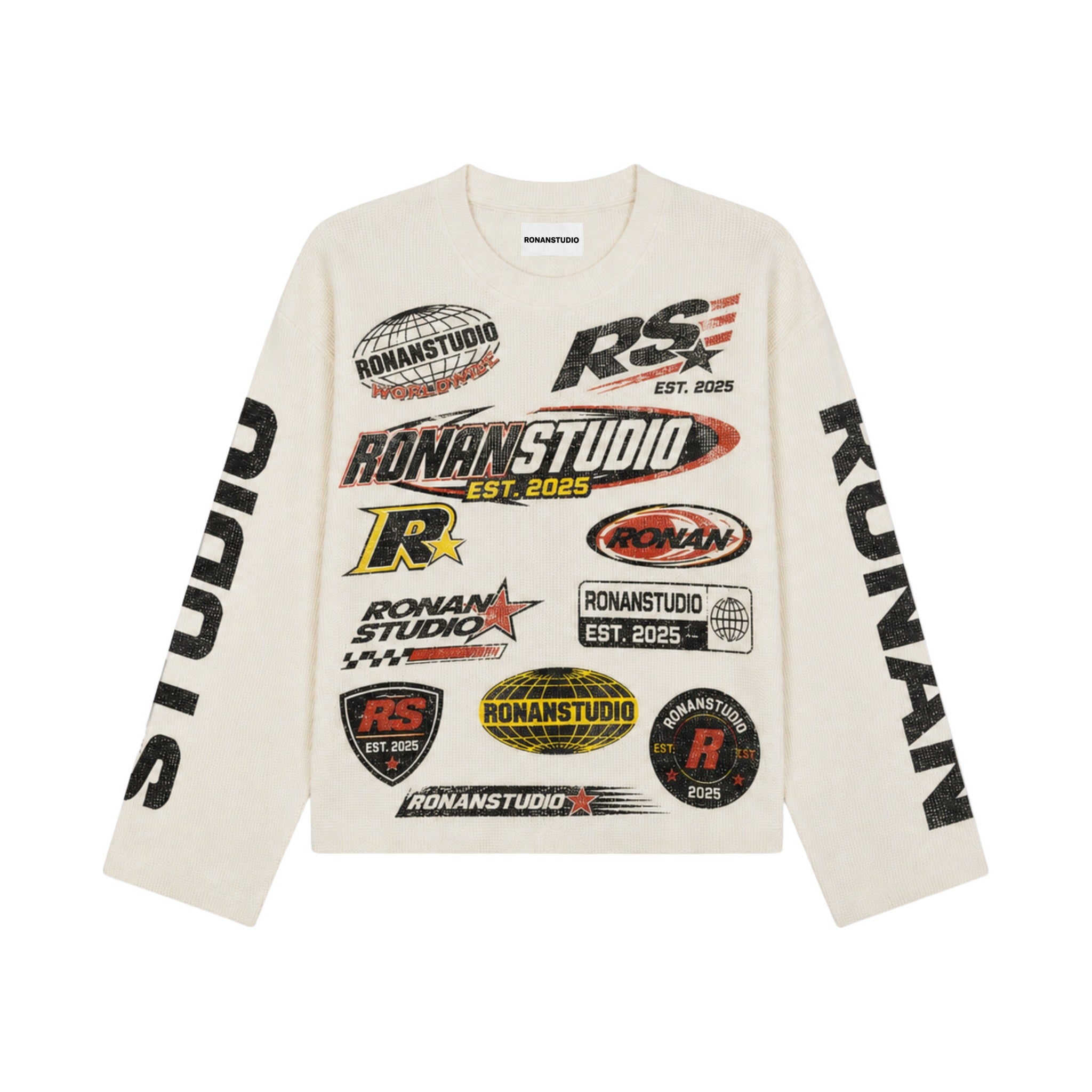 RACING WAFFLE LONGSLEEVE OFF SAND