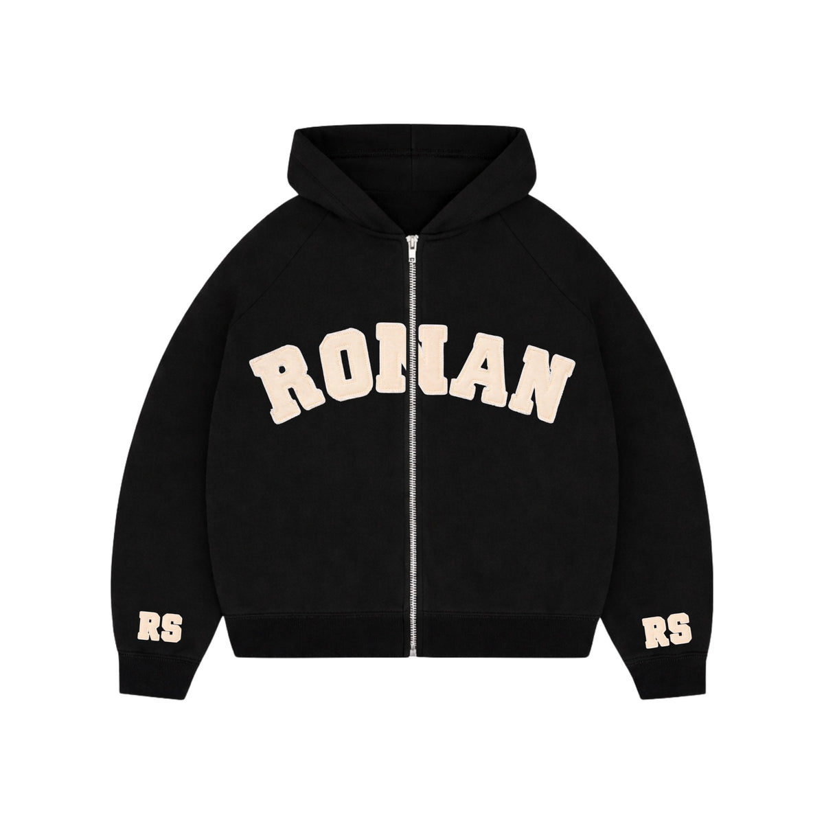 RONAN ARCHIVE ZIP UP BLACK