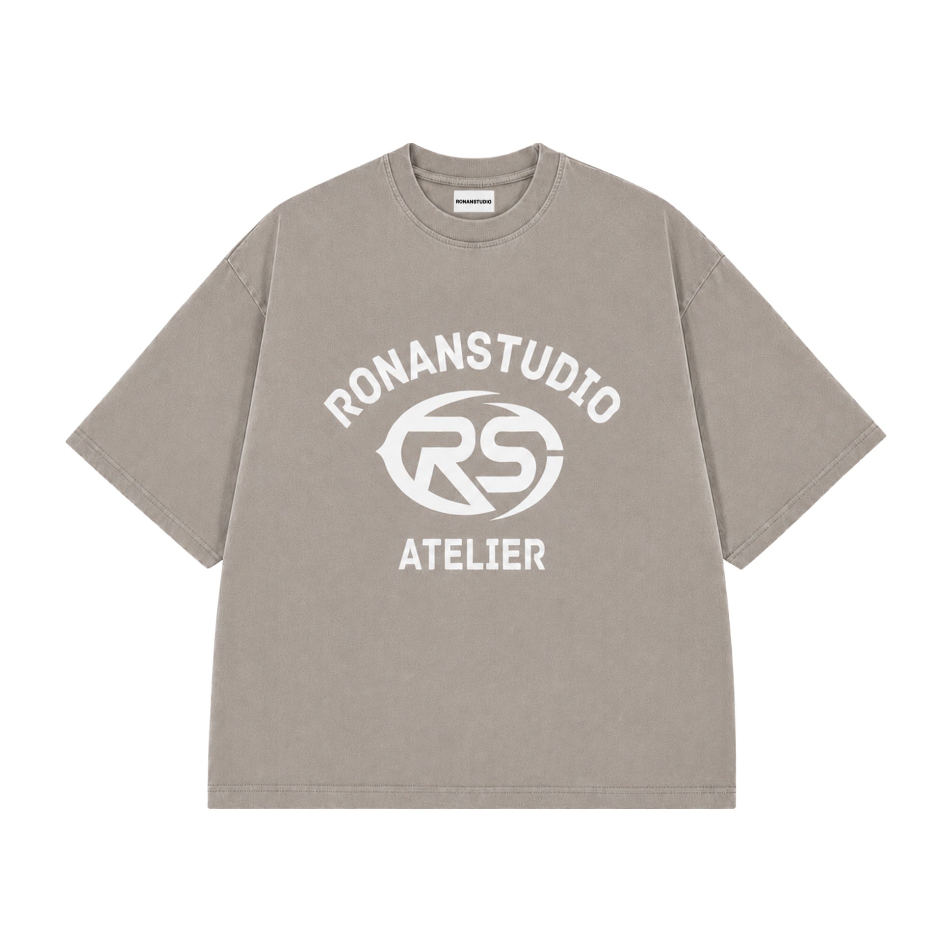 RONANSTUDIO ATELIER T-SHIRT WASHED GREY