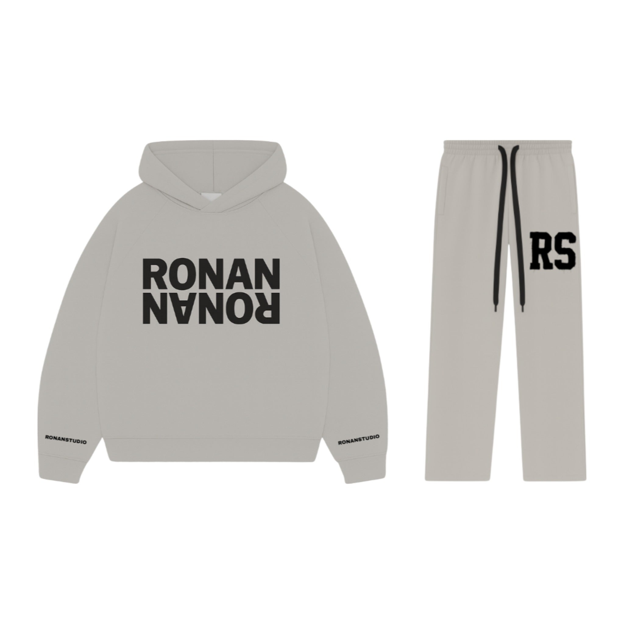 CLUB HOODIE SET DUSTY GREY