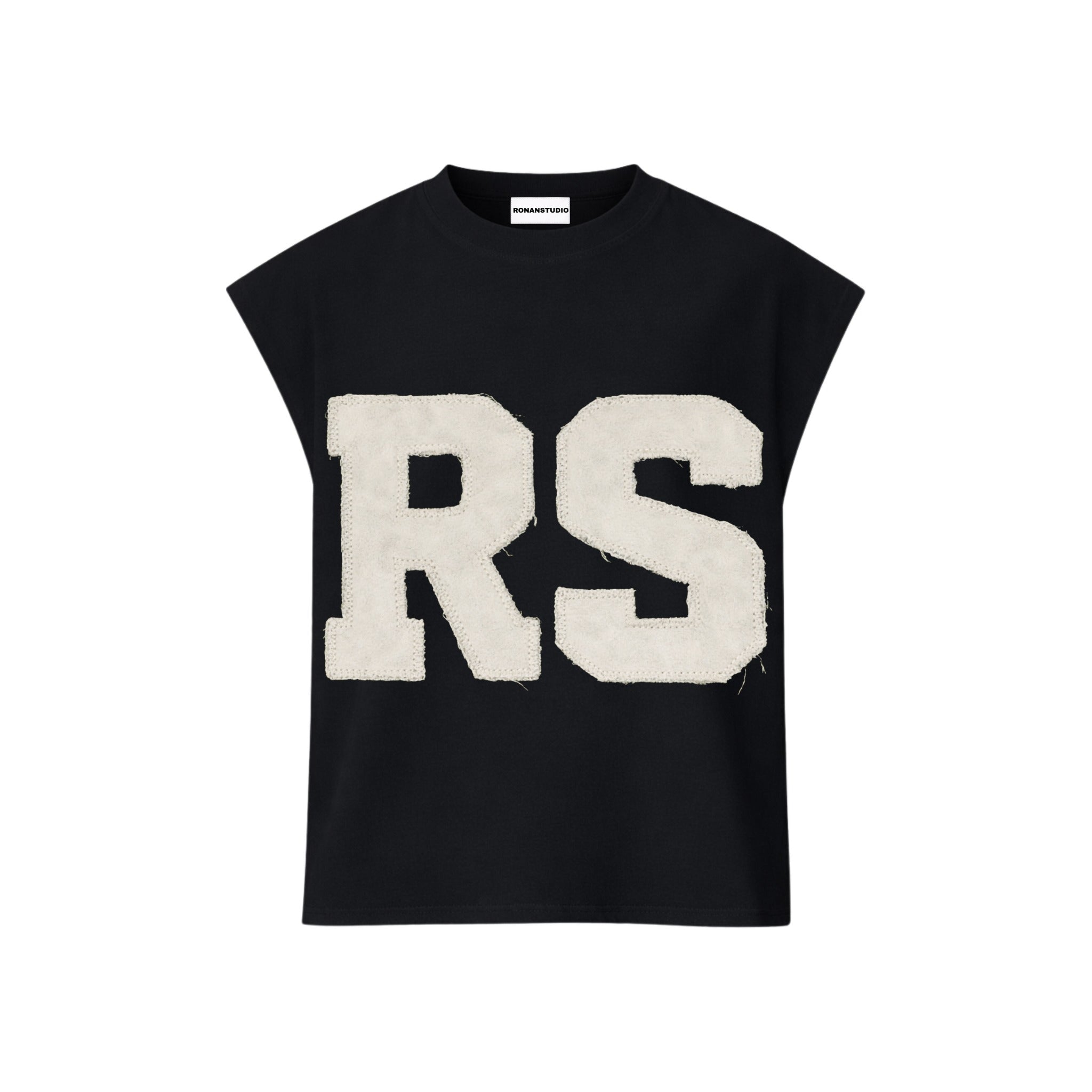 RS SLEEVELESS T-SHIRT BLACK
