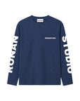 PRE-ORDER STUDIO NAVY OVERSIZED LONGSLEEVE