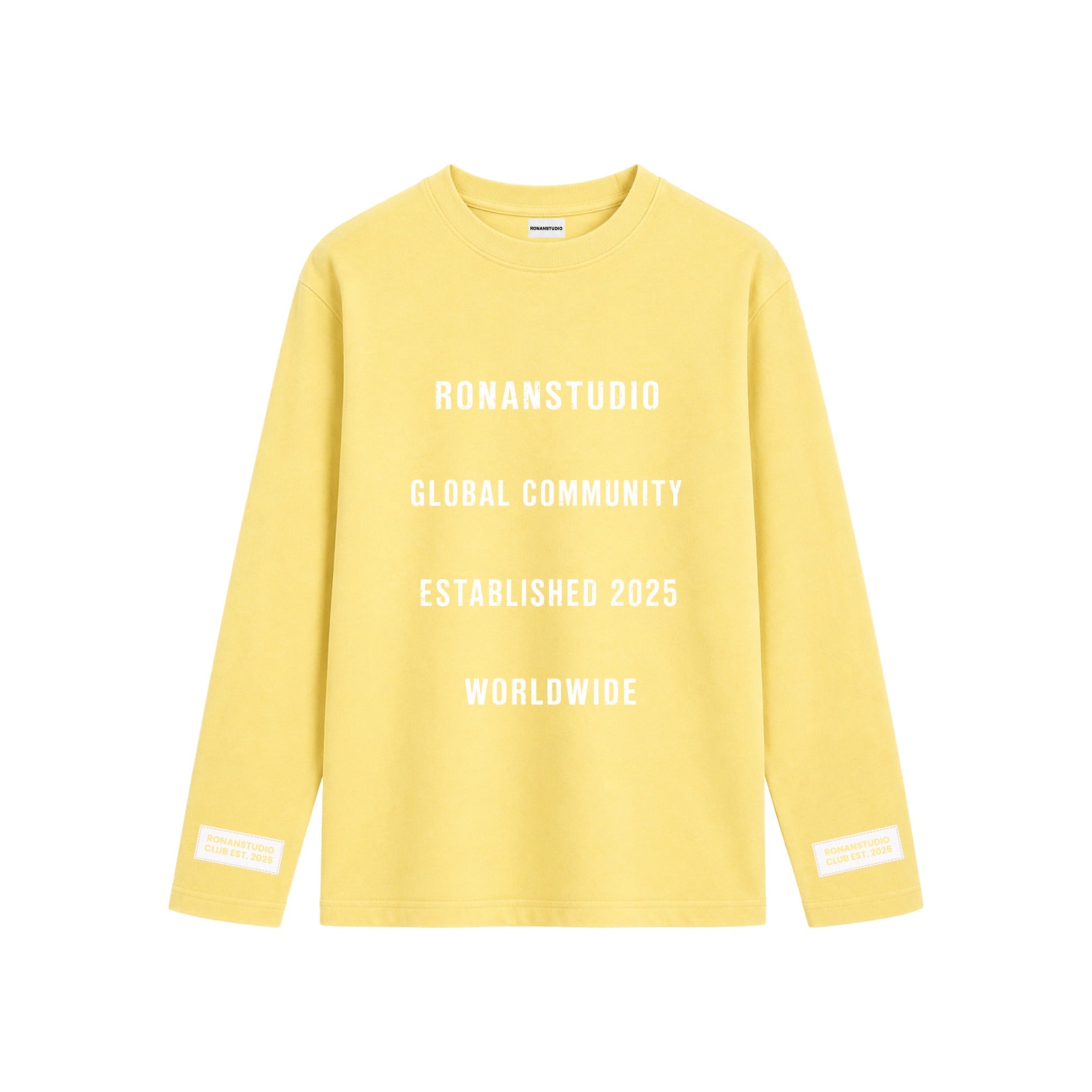 WORLDWIDE LONGSLEEVE BUTTER YELLOW